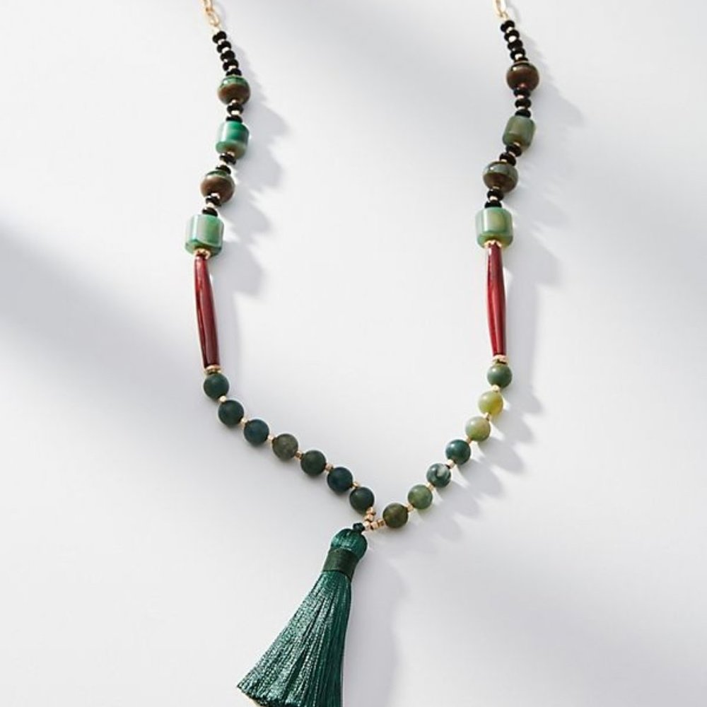 Rhea Tasseled Necklace